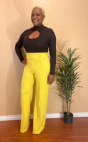 High Waist Buckle Pants