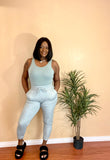 Poly Joggers (bottoms only)(Light Green)