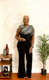 High Waist Buckle Pants (Black)