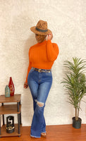 Ribbed Turtle Neck Sweater