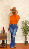 Ribbed Turtle Neck Sweater