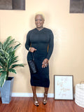Ruched Midi