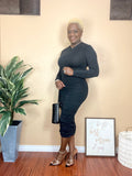 Ruched Midi