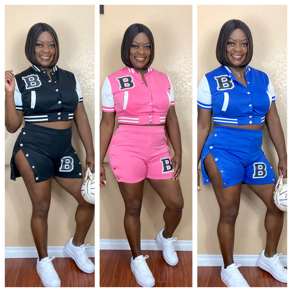 B Girl Varsity Short Set