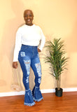 Sizzling Bell Bottom Jeans (Light)